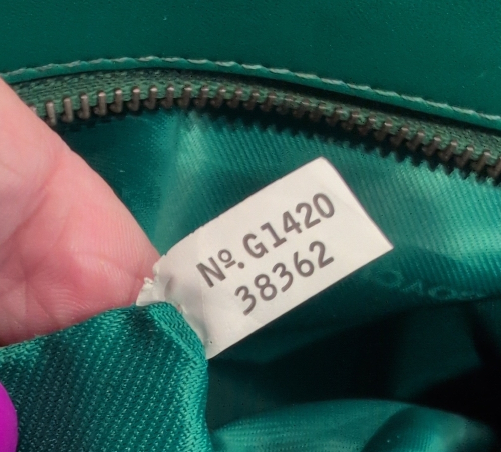 Coach Swagger 27 Forest Green Rip & Repair Carryall Satchel Limited Edition RARE - Picture 7 of 13